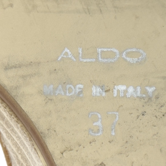 ALDO Wedge Ankle Strap Sandals - Picture 4 of 4